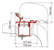 F80/F65 Adapter Kit Vw Crafter