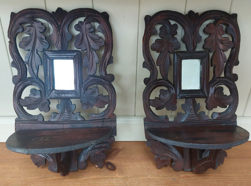 Pair antique black - antique,