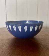 Catherine Holm Enamel Blue Lotus 8 Inch Bowl