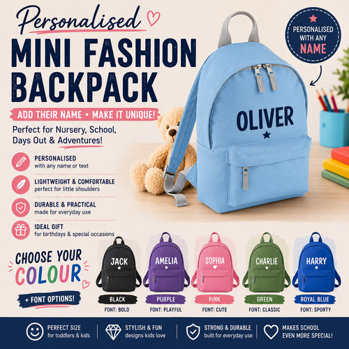 Personalised kids mini - personalised,