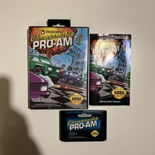 Championship Pro-Am (Sega Genesis, 1992) Complete in Box With Manual. Free P&P.
