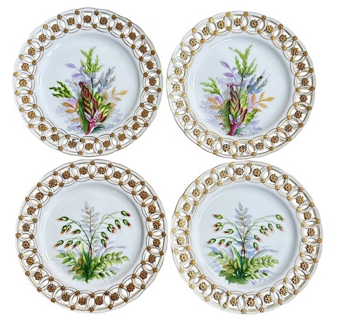 Flora danica style set 4 - of,