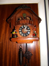 Falstaff musical antique black forest cuckoo clock