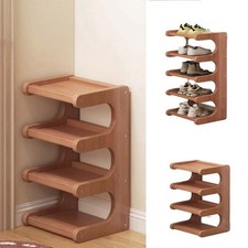 Entry Door Shelf Shoe Rack Household 4/5 Layer Small Narrow Door Simple Cabinet