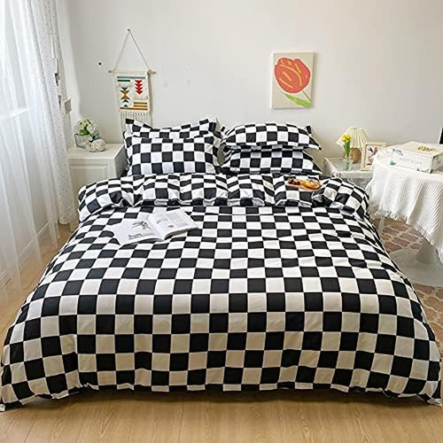 Checkered duvet cover - cover, set