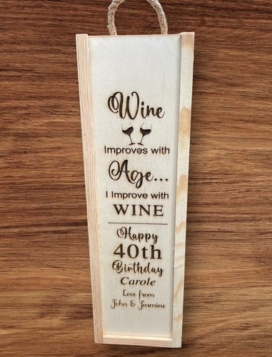 Laser engraved personalised - engraved,