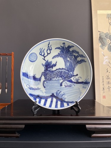 5cm chinese blue white - 28.5cm,