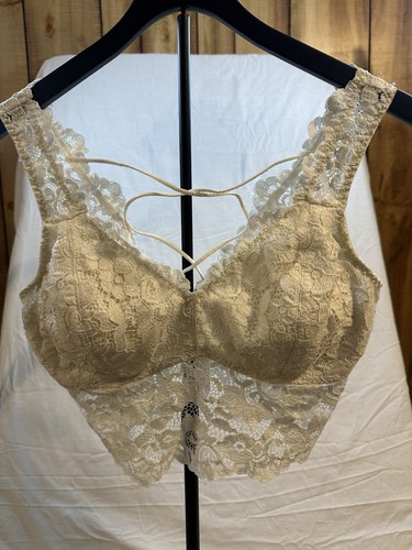 Essentials lace bralette - bk,