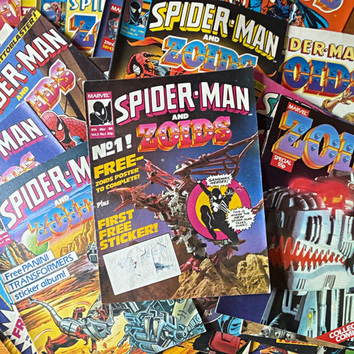 Marvel spider man and zoids - uk,