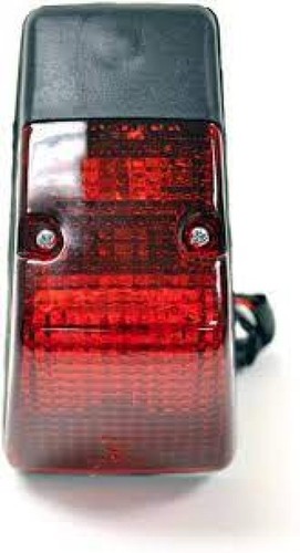 Emgo taillight black red - emgo, black/red