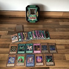 YuGiOh 130 Card Bundle 1996 TCG - with Tin - See Pics