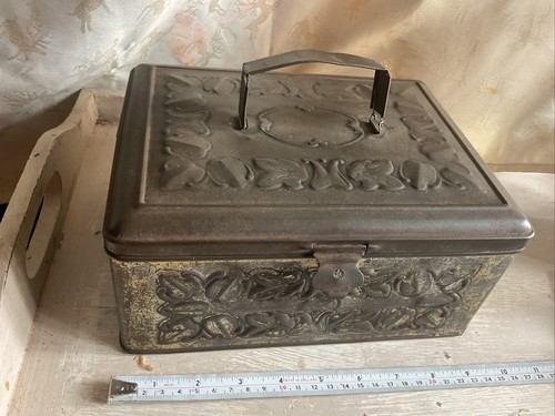 Vintage colman tin floral - colman, tin-floral