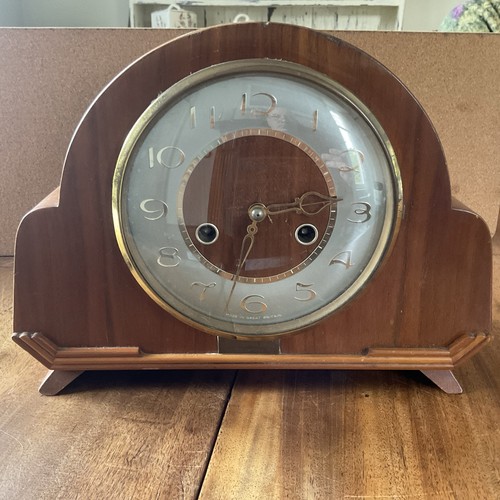 Vintage mantle clock - mantle,
