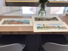 3 x Railway Carriage Prints