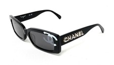 CHANEL Women's Sunglasses CH71473A S2667 Black Black Grey 53mm