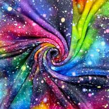 Super Soft Cuddle Fleece Fabric Material GALAXY