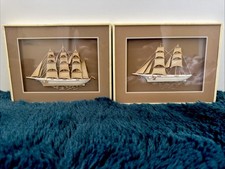 Vintage Handcrafted 3D Wood