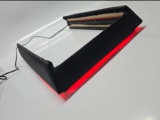 Scania LED Seat Base Covers Black + Red SCANIA R S NEXT GENERATION U Shape Pair