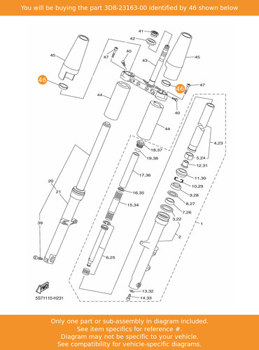 Yamaha gasket 3d8 - gasket,, 3d8-23163-00
