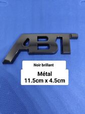 1 logo emblem ABT black glossy back trunk