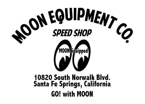Moon eyes advert car - moon, van