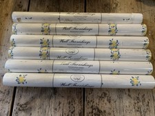 Extremely Rare Laura Ashley COUNTRY POSY Wallpaper - 6 Rolls - Read Description