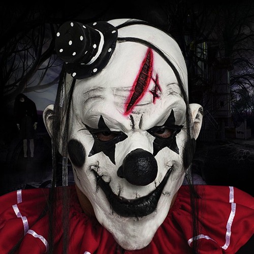 Evil clown mask - evil, fancy
