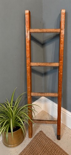 Vintage wooden ladder a - vintage,