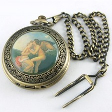 Retro Full Hunter Pocket Watch