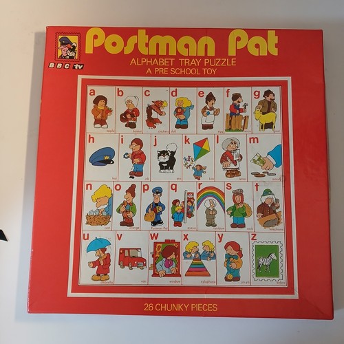 Vintage postman pat alphabet - vintage,