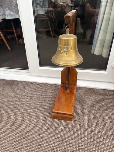 Brass titanic ship bell - brass,