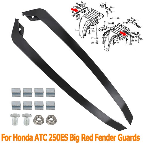 For honda big red - red, atc250es