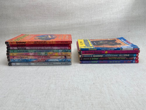 Goosebumps books vintage - x,