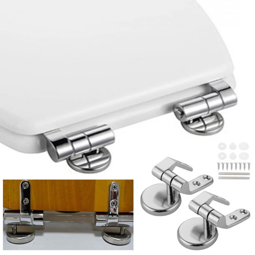 Chrome toilet seat - of,