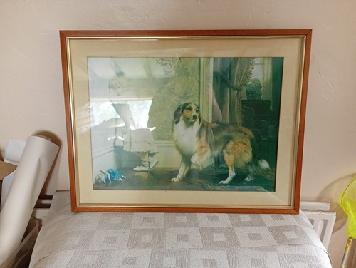 Vintage framed charles - vintage, burton