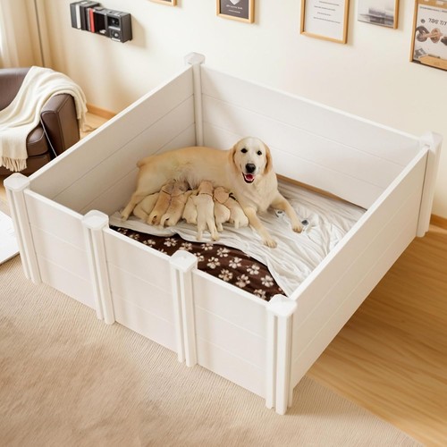 Whelping box for large - whelping,