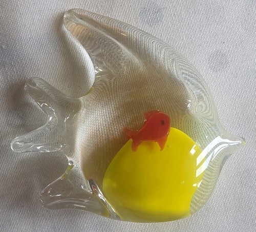 Art glass blown angel - art,