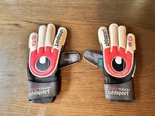 Uhlsport 360 Touch Goalkeeper Gloves Rare Retro Vintage Football Soccer