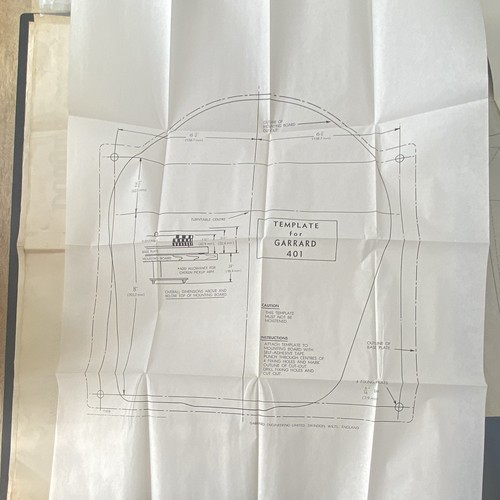 Complete garrard 401 paper - garrard,