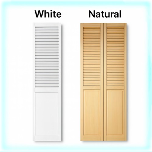 French style solid pine louvre - style,