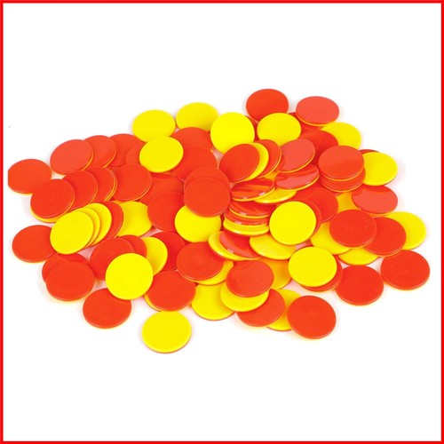 Counting bingo chips set - counting, 100