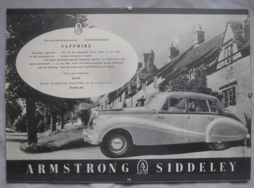 1952 armstrong siddeley - armstrong,