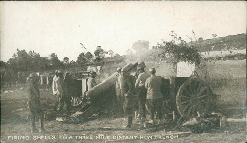 Ww1 artillery firing - artillery, to