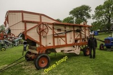 Photo 6x4 The Garvie Threshing
