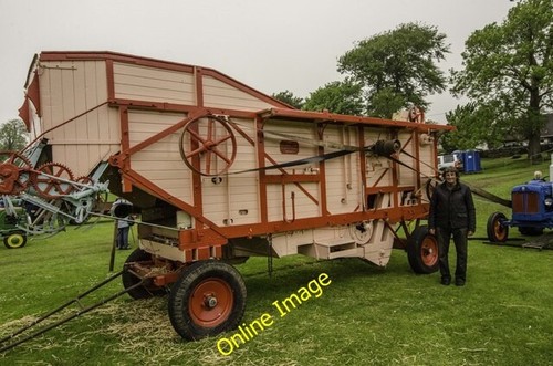 Photo 6x4 the garvie - garvie, threshing