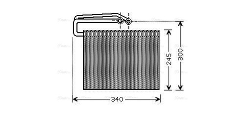 Ava aircon evaporator - evaporator, olv399