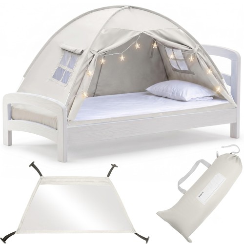 Beige bed tent twin size - tent,