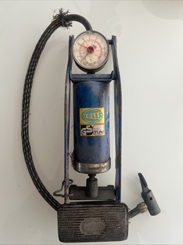 Vintage hella foot pump made - foot,