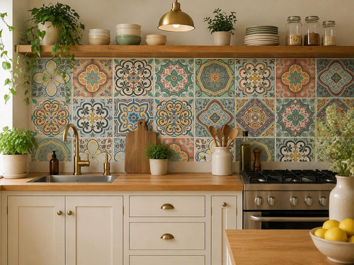 Self adhesive wall tiles - adhesive,
