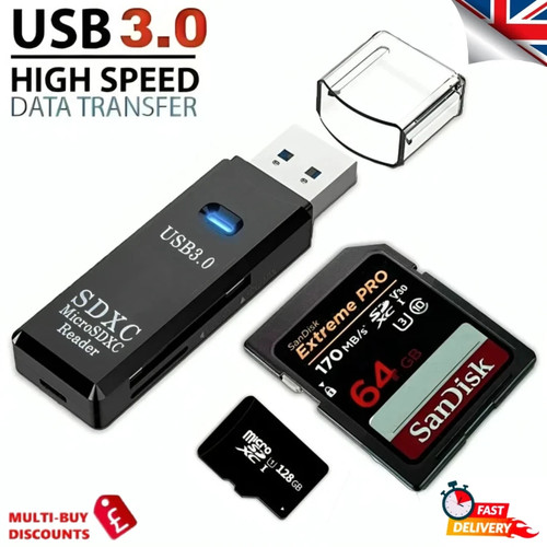 2in1 card reader usb 3 - tf,